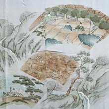 Load image into Gallery viewer, Men's Juban Gray Landscape Silk #10871E4
