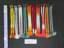 Load image into Gallery viewer, S#5274 Silk Haori Himo Flat Braid 10pcs Bundle Pack
