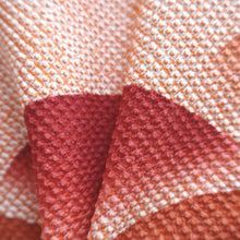 Load image into Gallery viewer, Haori Jacket Vintage(1950-1980) Light Orange Vermillion Shibori Mountain Silk #10109D2
