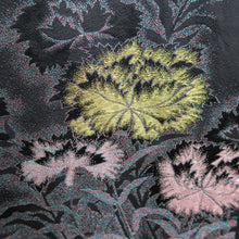 Load image into Gallery viewer, Haori Jacket Vintage(1950-1980) Black Gold Silver Floral pattern Silk #10931F1
