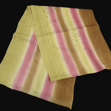 Load image into Gallery viewer, Silk Japanese Obiage Brown 66.1x11.8in(168x30cm) A#10044
