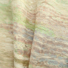 Load image into Gallery viewer, Haori Jacket Vintage(1950-1980) Blue Green Pink Abstract art Silk #9894B3
