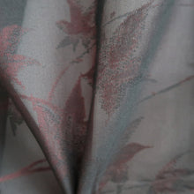Load image into Gallery viewer, Haori Jacket Vintage(1950-1980) Black Red Sheer Maple Leaf Silk #10961F3
