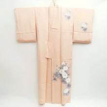 Load image into Gallery viewer, Kimono Pale Pink Hand painted Peony Silk #9934B5
