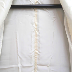 Kimono Light Gray Shinobu Kanji Silk #10521B2