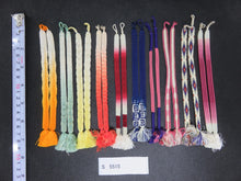 Load image into Gallery viewer, S#5515 Silk Haori Himo Flat Braid 10pcs Bundle Pack
