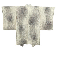 Load image into Gallery viewer, Haori Jacket Vintage(1950-1980) Cream white Tree Silk #11011A1
