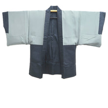 Load image into Gallery viewer, Men's Haori Vintage(1950-1980) Blue Black Dragon Tiger Silk #10638C4
