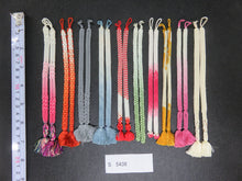 Load image into Gallery viewer, S#5436 Silk Haori Himo Flat Braid 10pcs Bundle Pack
