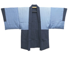 Load image into Gallery viewer, Men's Haori Vintage(1950-1980) Blue Black Dragon Tiger Silk #10648C4
