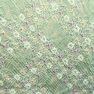 Kimono Green Shibori Silk #10531B3