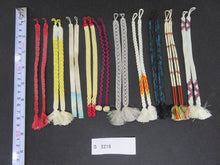 Load image into Gallery viewer, S#5216 Silk Haori Himo Flat Braid 10pcs Bundle Pack
