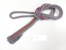 Load image into Gallery viewer, J#77 Silk Obijime Belt Tie Braided Cord 53.1in(135cm)
