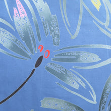 Load image into Gallery viewer, Yukata Blue Dragonfly Cotton #9909B4
