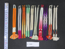 Load image into Gallery viewer, S#5316 Silk Haori Himo Flat Braid 10pcs Bundle Pack
