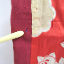 Load image into Gallery viewer, Haori Jacket Vintage(1920-1950) Blueish Purple Meisen Floral pattern Silk #11050A3
