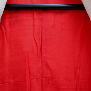 Juban Vintage(1950-1980) Red Crane Birds Silk #10503B1