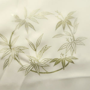 Juban White Gold Peony Plum blossom Silk #10514B2