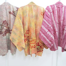 Load image into Gallery viewer, Bundle 12pcs Silk Vintage Full Shibori Haori Wholesale Bulk Free Shipping #723
