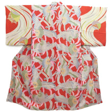 Load image into Gallery viewer, Juban Vintage(1920-1950) Red Phoenix Silk #10377F4
