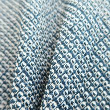 Load image into Gallery viewer, Haori Jacket Vintage(1950-1980) Blue Shibori Silk #10680D1
