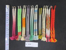 Load image into Gallery viewer, S#5276 Silk Haori Himo Flat Braid 10pcs Bundle Pack
