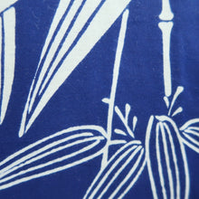 Load image into Gallery viewer, Yukata Vintage(1950-1980) Blue Bamboo Cotton #11096B1
