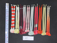Load image into Gallery viewer, S#5277 Silk Haori Himo Flat Braid 10pcs Bundle Pack
