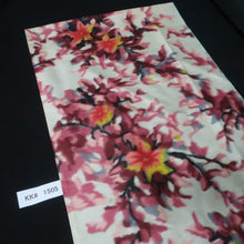 Load image into Gallery viewer, KK1505A2 Silk Kimono Fabric Vintage(1920-1950) Meisen White 59.4x12.6in(151x32cm)
