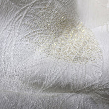 Load image into Gallery viewer, Silk Japanese Obiage Temari ball White 66.9x11.4in(170x29cm) A#10045
