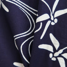 Load image into Gallery viewer, Yukata Vintage(1950-1980) Navy Dragonfly Cotton #10755D3
