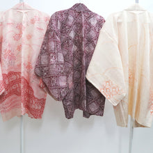Load image into Gallery viewer, Bundle 12pcs Silk Vintage Full Shibori Haori Wholesale Bulk Free Shipping #508
