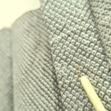 Load image into Gallery viewer, Haori Jacket Vintage(1950-1980) Moss green Full Shibori Leaves Silk #10951F2
