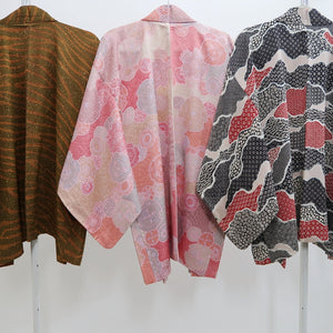 Bundle 15pcs Silk Haori Jacket Wholesale Bulk Free Shipping #612