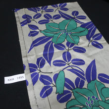 Load image into Gallery viewer, KK1495A2 Silk Kimono Fabric Vintage(Pre-1920) Meisen Gray 42.1x11.8in(107x30cm)
