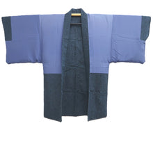 Load image into Gallery viewer, Men&#39;s Haori Vintage(1950-1980) Dark Blue Dragon Silk #10410A2
