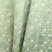 Load image into Gallery viewer, Kimono Green Shibori Silk #10531B3
