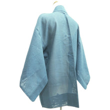 Load image into Gallery viewer, Haori Jacket Vintage(1950-1980) Light Blue See-Through Bird Silk #10631C3
