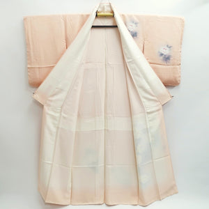 Kimono Pale Pink Hand painted Peony Silk #9934B5