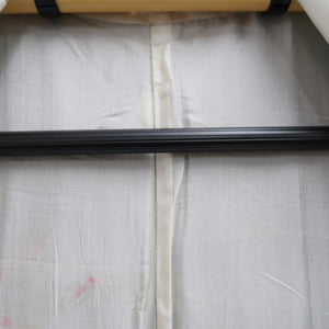 Tomesode Vintage(1920-1950) Black Hand painted Crane Birds Silk #10402A1
