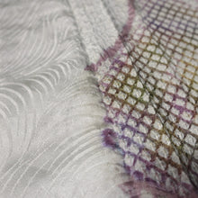 Load image into Gallery viewer, KK1380B7 Silk Kimono Fabric Vintage(1950-1980) Shibori White 72.0x12.2in(183x31cm)
