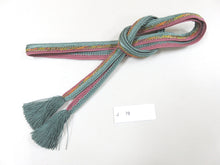 Load image into Gallery viewer, J#79 Silk Obijime Belt Tie Braided Cord 59.1in(150cm)
