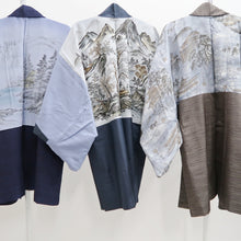 Load image into Gallery viewer, Bundle 12pcs Silk Vintage Men&#39;s Graphic Lining Haori Jacket Free Shipping #719
