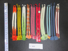Load image into Gallery viewer, S#5458 Silk Haori Himo Flat Braid 10pcs Bundle Pack
