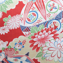 Load image into Gallery viewer, Haori Jacket Vintage(1920-1950) Blueish Purple Meisen Floral pattern Silk #11050A3
