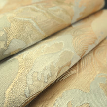 Load image into Gallery viewer, Fukuro Obi Vintage(1950-1980) Gold Silver Wave Silk BB320V8
