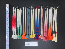 Load image into Gallery viewer, S#5518 Silk Haori Himo Flat Braid 10pcs Bundle Pack
