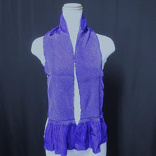 Load image into Gallery viewer, Silk Japanese Obiage Shibori Blue 51.2x5.1in(130x13cm) A#10015
