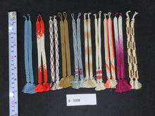 Load image into Gallery viewer, S#5358 Silk Haori Himo Flat Braid 10pcs Bundle Pack
