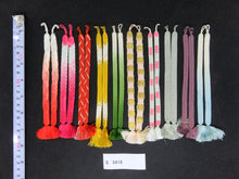 Load image into Gallery viewer, S#5418 Silk Haori Himo Flat Braid 10pcs Bundle Pack
